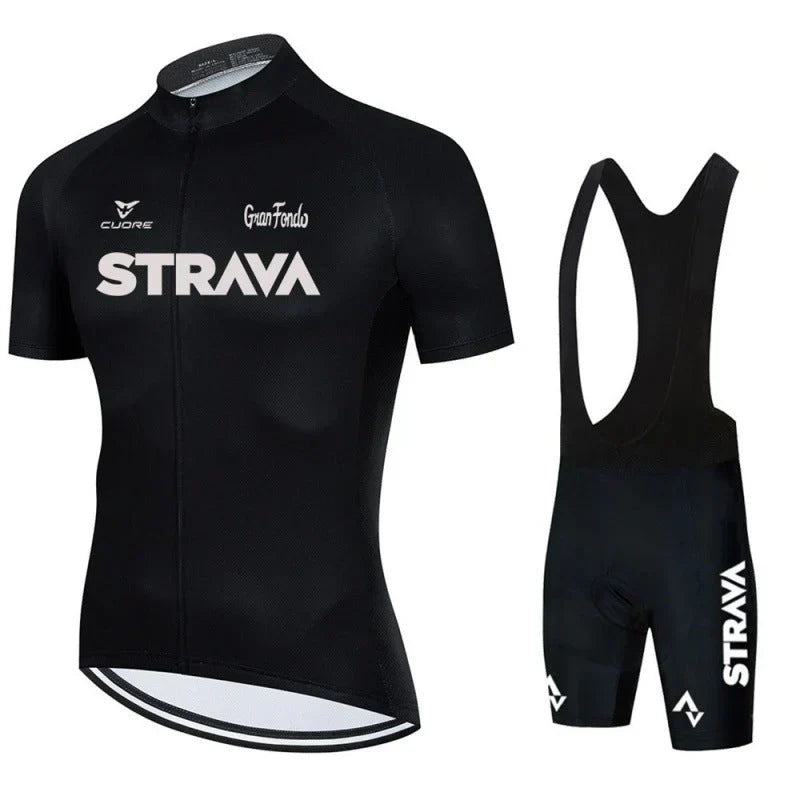 Strava | Ensemble de vêtements de cyclisme professionnels