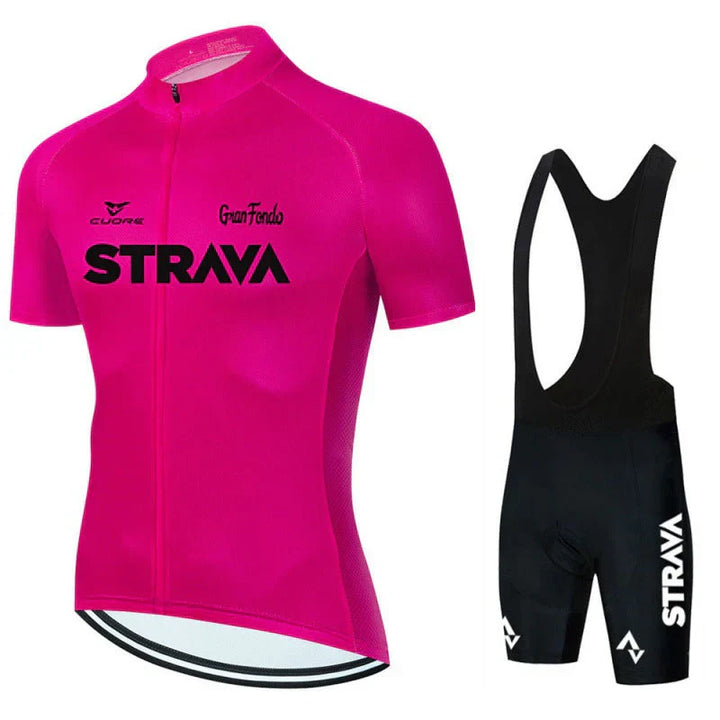 Strava | Ensemble de vêtements de cyclisme professionnels
