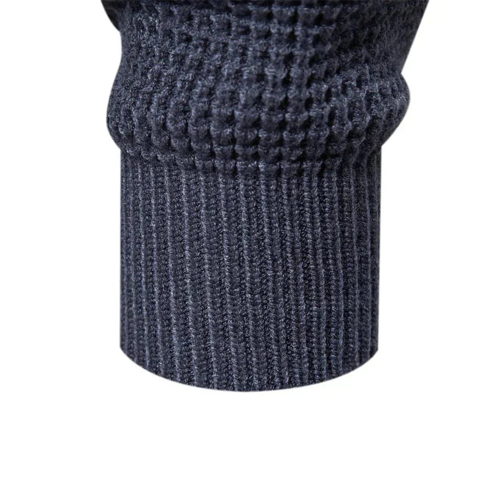 Drechsler | Stickad Casual Varm Herrpullover
