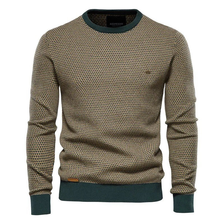 Steinmann | Herrpullover med Rutmönster