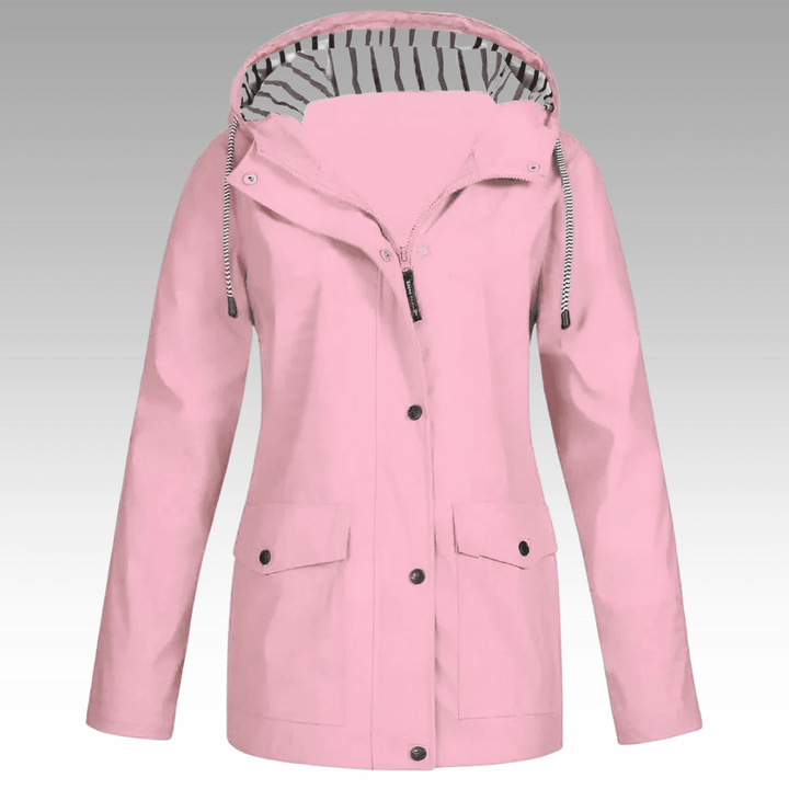 Therese™ - Vattentät Jacka - Elegant Design & Ultralätt Komfort för Alla Väder